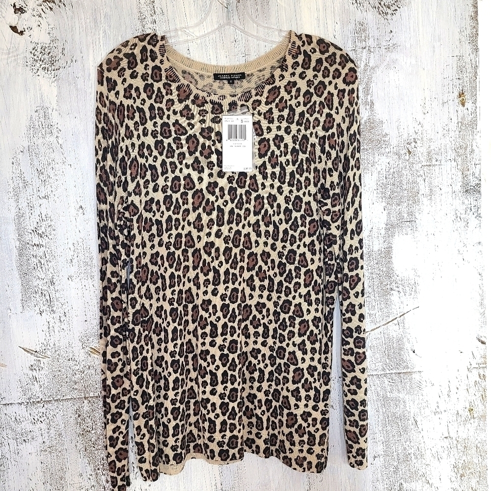 JEANNE PIERE bluse long Sleeve size s cashmere inf